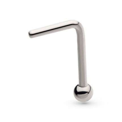 Invictus Titanium 2mm Ball L-Shape Nose Pin