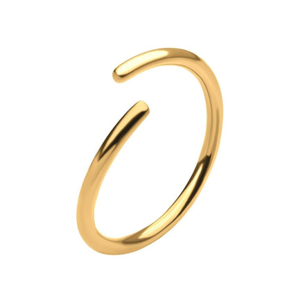Invictus 24Kt Gold PVD Titanium Seamless Split Ring