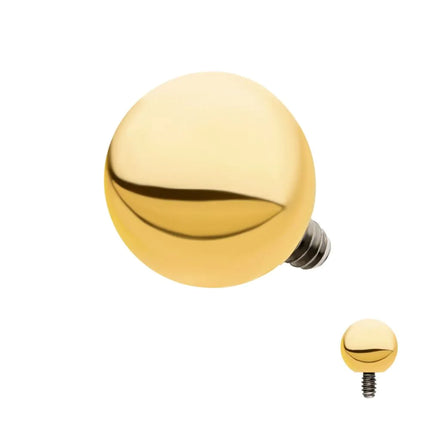 Invictus 24K Gold Plated Titanium Ball