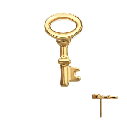 Invictus 24Kt Gold PVD Titanium Threadless Key Top