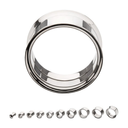 Invictus Titanium Internally Threaded Double Flare Basic Tunnel | Sold by piece