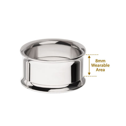 Invictus Titanium Internally Threaded Double Flare Basic Tunnel | Sold by piece