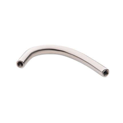 Invictus 14g Titanium Internally Threaded J Curved Barbell