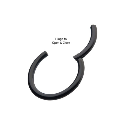 Invictus Black PVD Titanium Basic Hinged Segment Clicker