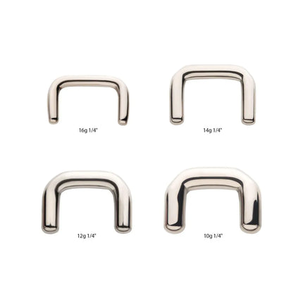 Invictus Titanium Mini Staple Septum Retainer