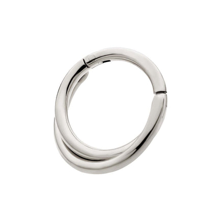 Invictus Titanium Double Hoop Side Facing Hinged Segment Clicker
