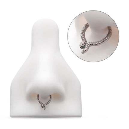 Invictus Titanium Snake Design Front Facing Hinged Segment Clicker