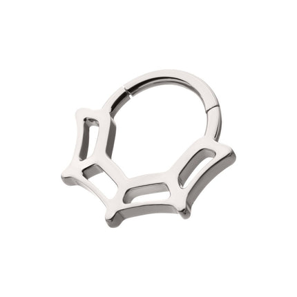 Invictus Titanium Spiderweb Front Facing Hinged Segment Clicker