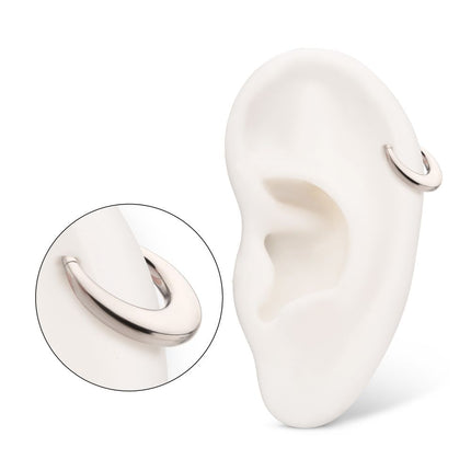 Invictus Titanium Sleek Dome Septum Front Facing Hinged Segment Clicker