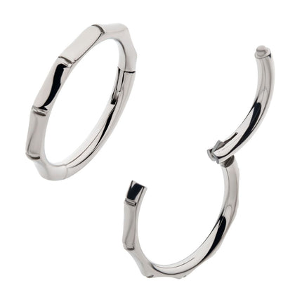 Invictus Titanium Bamboo Design Side Facing Hinged Segment Clicker