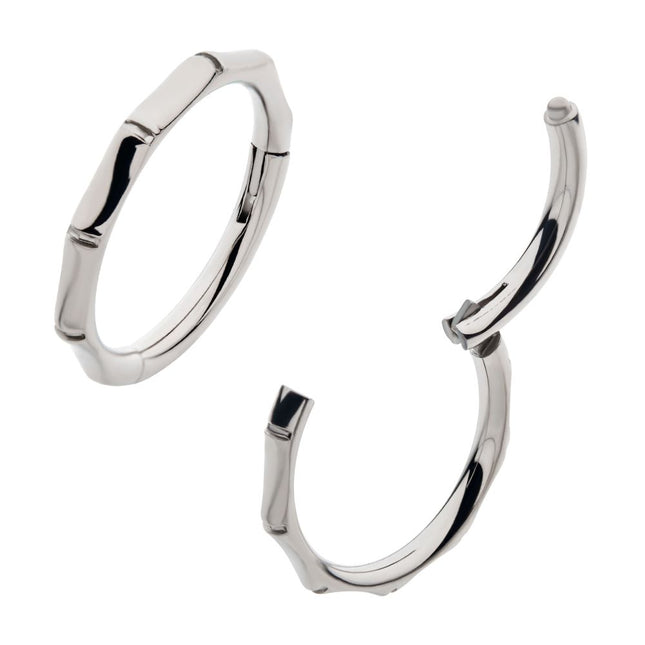 Invictus Titanium Bamboo Design Side Facing Hinged Segment Clicker