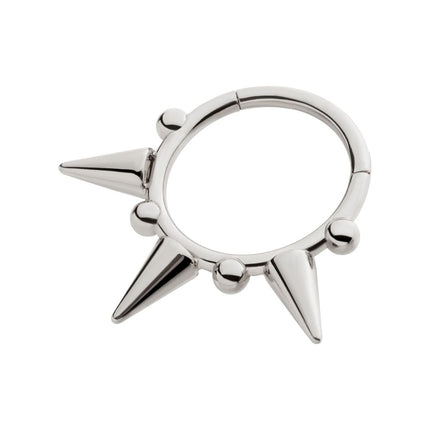 Invictus Titanium Spike Design Front Facing Hinged Segment Clicker