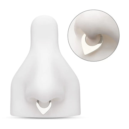 Invictus Titanium Teardrop Flat Hoop Front Facing Hinged Segment Clicker