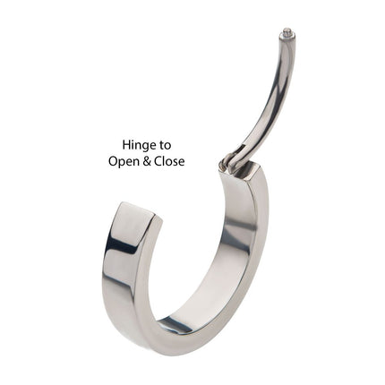 Invictus Titanium with Design 2.5mm Thick Hinged Segment Clicker