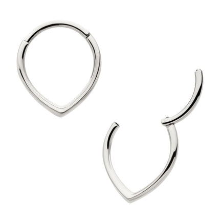 Invictus Titanium Teardrop  Hinged Segment Clicker