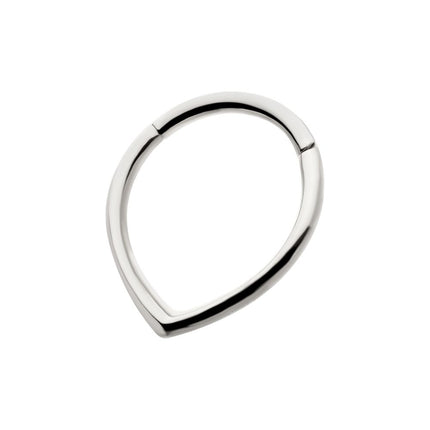 Invictus Titanium Teardrop  Hinged Segment Clicker