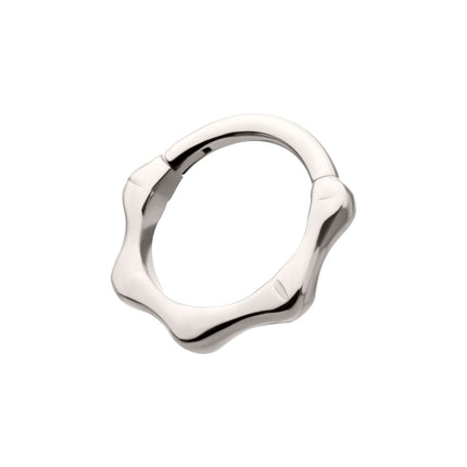 Invictus Titanium Bone Shaped Front Facing Hinged Segment Clicker