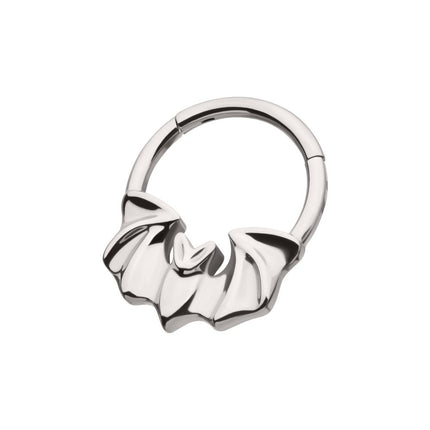 Invictus Titanium Flying Bat Front Facing Hinged Segment Clicker