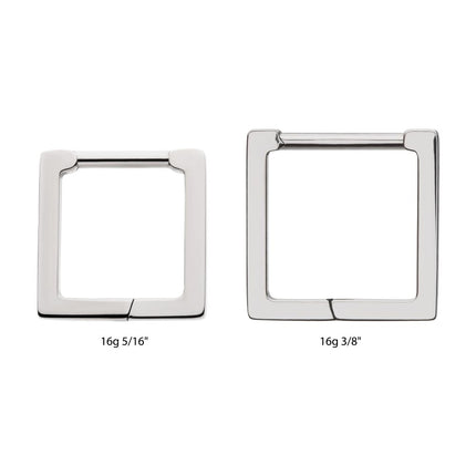 Invictus Titanium Square Hinged Segment Clicker