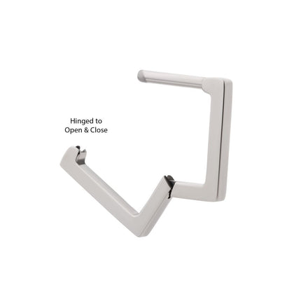 Invictus Titanium Square Hinged Segment Clicker