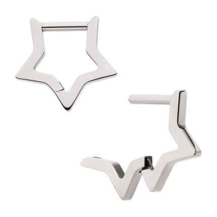 Invictus Titanium Star Hinged Segment Clicker