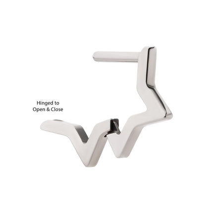 Invictus Titanium Star Hinged Segment Clicker