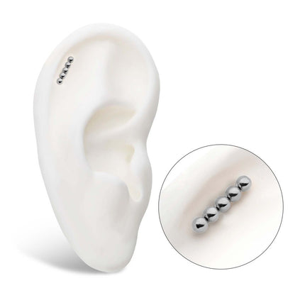 Invictus Titanium Internally Threaded 5-Bead Cluster Top
