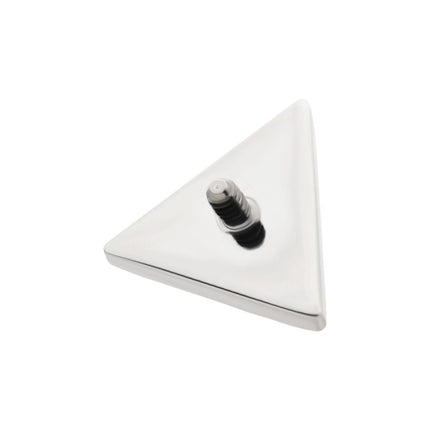 Invictus Titanium Internally Threaded Hammered Triangle Top
