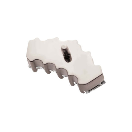 Invictus Titanium Internally Threaded Prong Set Baguette CZ 5-Cluster Fan Shape Top