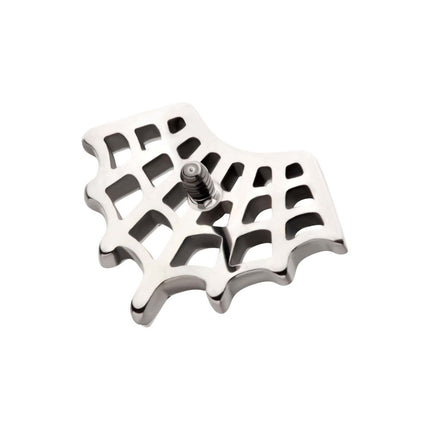 Invictus Titanium Internally Threaded Fan Shape Spiderweb Top