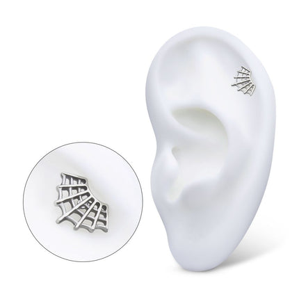 Invictus Titanium Internally Threaded Fan Shape Spiderweb Top