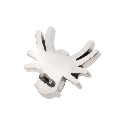 Invictus Titanium Internally Threaded Prong Set Opal/CZ Spider Top