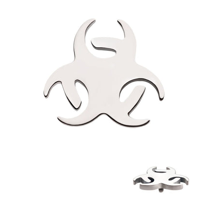 Invictus Titanium Internally Threaded Biohazard Top