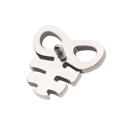 Invictus Titanium Internally Threaded Leviathan Cross Top