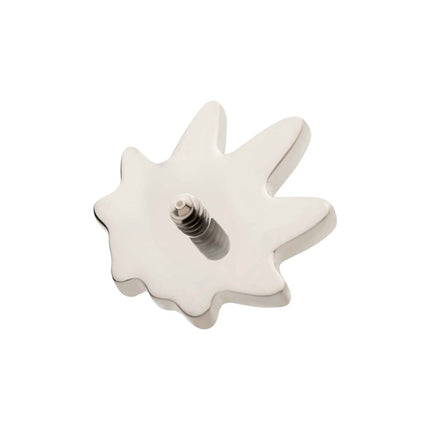Invictus Titanium Internally Threaded Pot Leaf Top