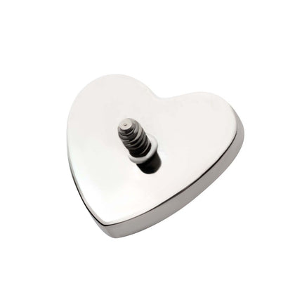 Invictus Titanium Internally Threaded Corrugated Heart Top