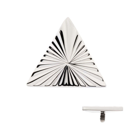 Invictus Titanium Internally Threaded Corrugated Triangle Top