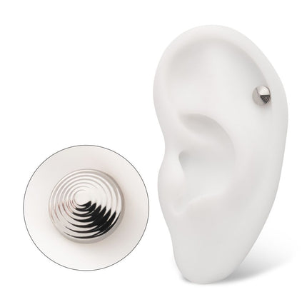 Invictus Titanium Internally Threaded Tiered Dome Disk Top