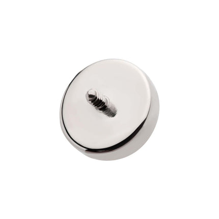 Invictus Titanium Internally Threaded Bezel Set Natural Labradorite Stone Top