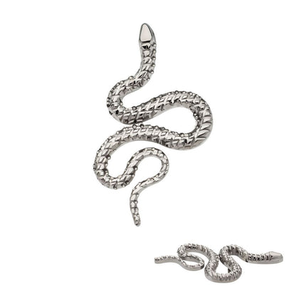 Invictus Titanium Internally Threaded Diamond Pattern Snake Top