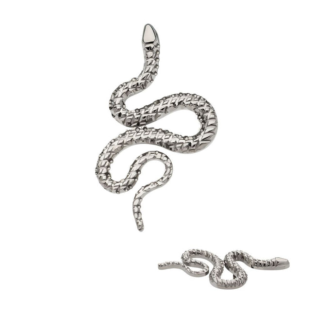 Invictus Titanium Internally Threaded Diamond Pattern Snake Top