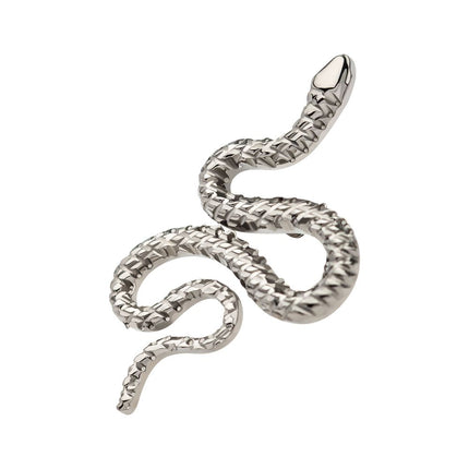 Invictus Titanium Internally Threaded Diamond Pattern Snake Top