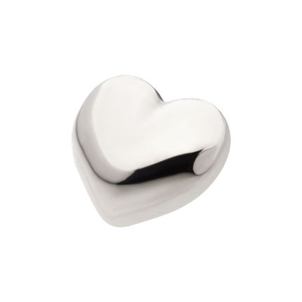 Invictus Titanium Internally Threaded Puffed Heart Top