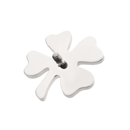 Invictus Titanium Internally Threaded 4-Leaf Clover Top