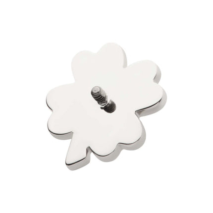 Invictus Titanium Internally Threaded Enamel 4-Leaf Clover Top