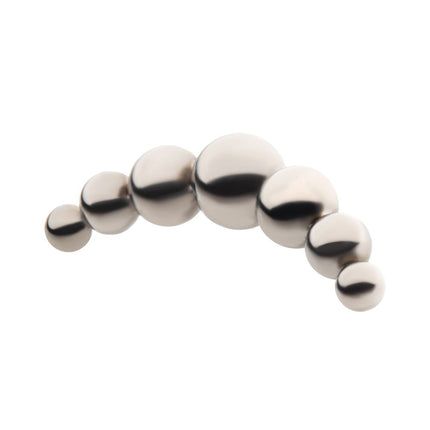 Invictus Titanium Internally Threaded with 7-Cluster Bead Top