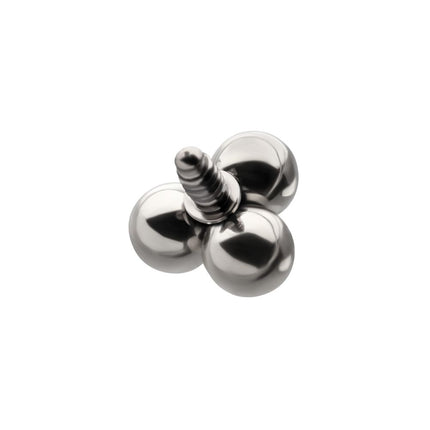 Invictus Titanium Internally Threaded Trinity Ball Top