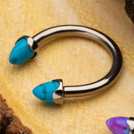 Invictus Titanium Internally Threaded Prong Set Stone Spike Top