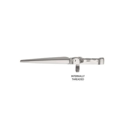 Invictus Titanium Internally Threaded Dagger Top