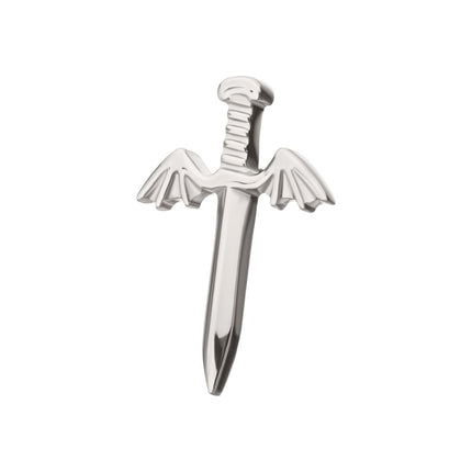 Invictus Titanium Internally Threaded Dagger with Bat Wing Top